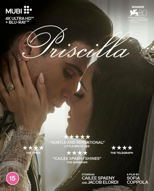 Priscilla Mubi 4K UHD/Blu-Ray [NEW] [SLIPCOVER]