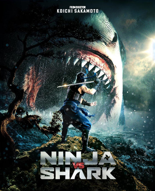 Ninja vs Shark Media Blasters Blu-Ray [NEW] [SLIPCOVER]