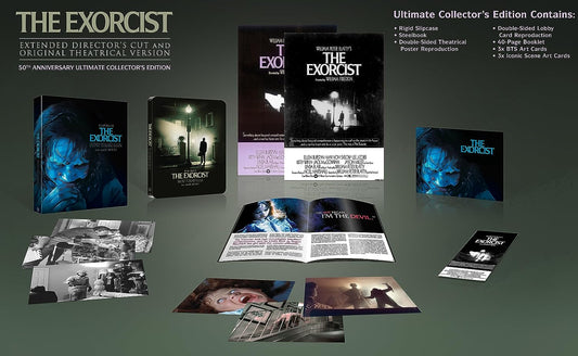 The Exorcist 50th Anniversary Deluxe Limited Edition Warner Bros. 4K UHD/Blu-Ray Steelbook [NEW] [SLIPCOVER]