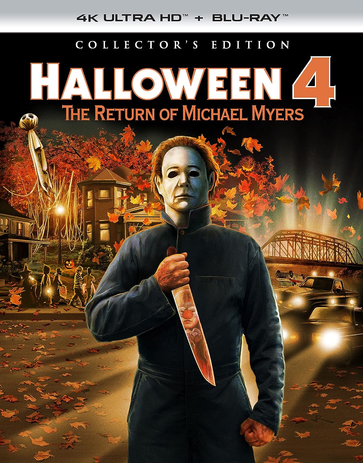 Halloween 4: The Return of Michael Myers Scream Factory 4K UHD/Blu-Ray [NEW] [SLIPCOVER]
