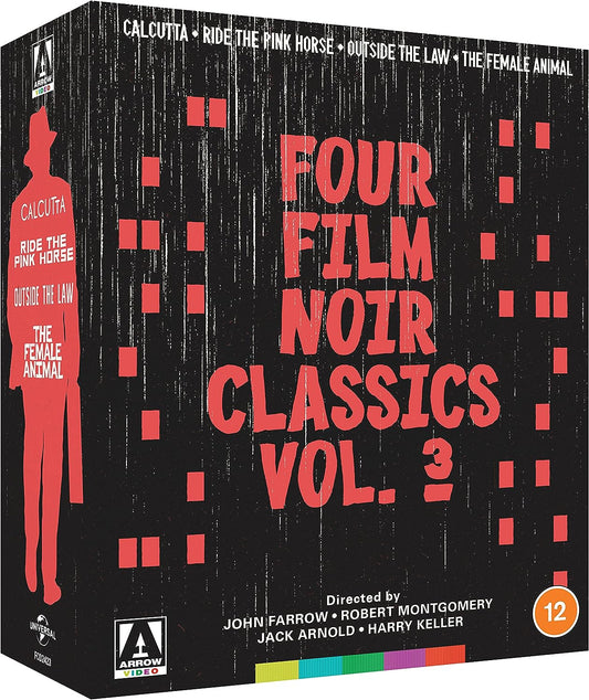 Four Film Noir Classics Volume 3 Limited Edition Arrow Video Blu-Ray Box Set [NEW]