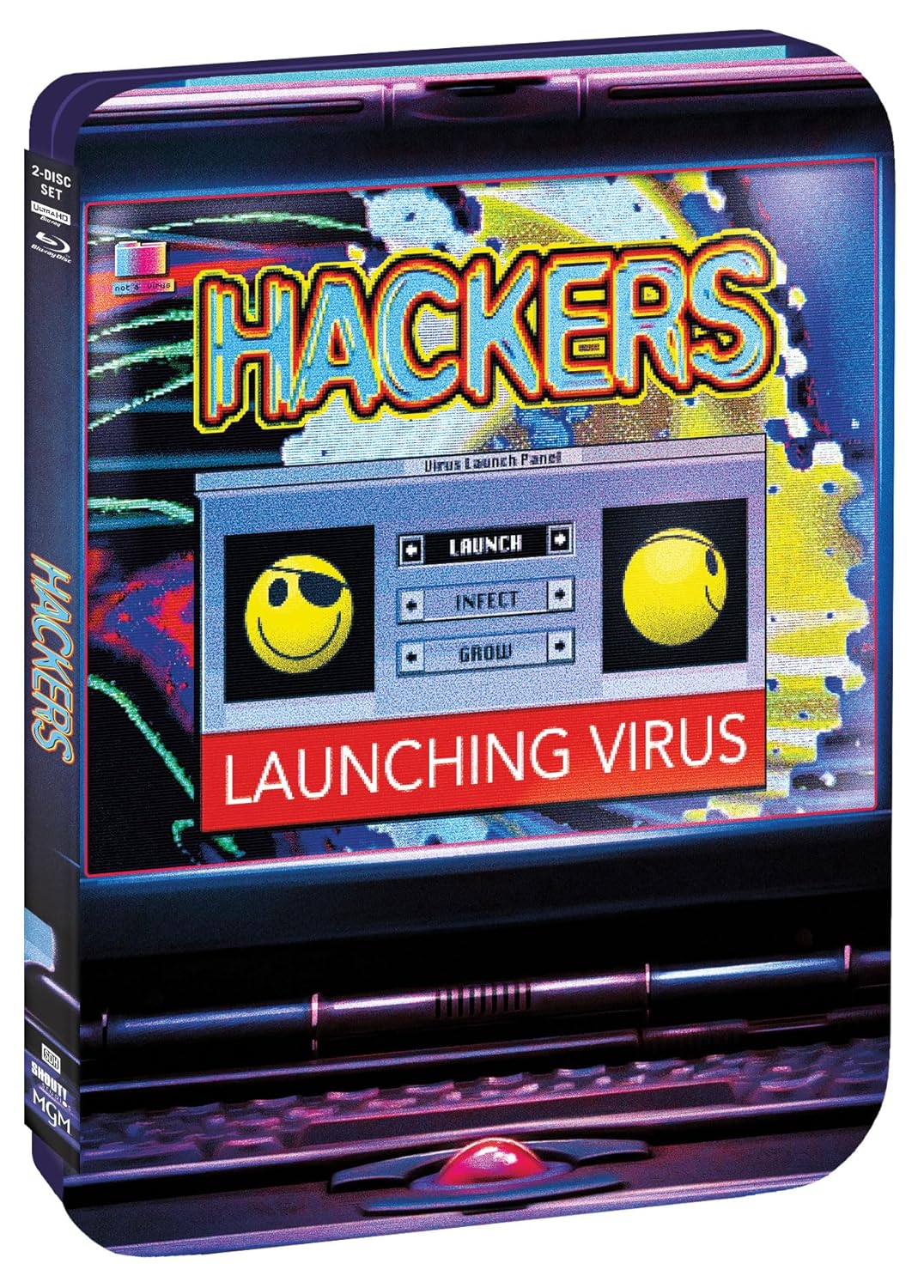 Hackers Limited Edition Shout Factory 4K UHD/Blu-Ray Steelbook [NEW]