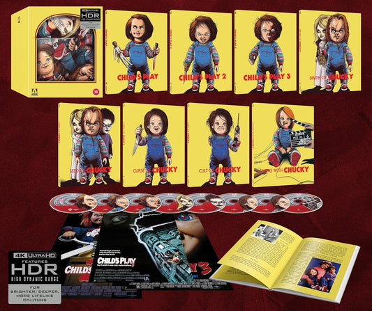 The Chucky Collection Limited Edition Arrow Video 4K UHD Box Set [NEW]