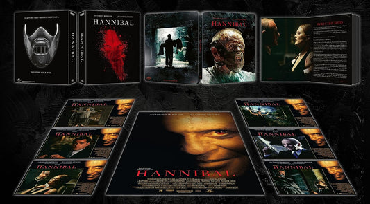 Hannibal Limited Edition Universal Pictures 4K UHD/Blu-Ray Steelbook [NEW] [SLIPCOVER]