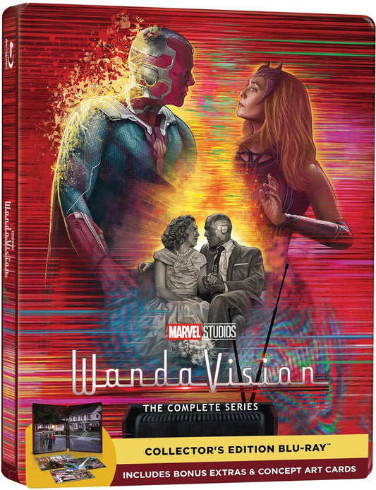 WandaVision The Complete Series Limited Edition Marvel Blu-Ray Steelbook [NEW]