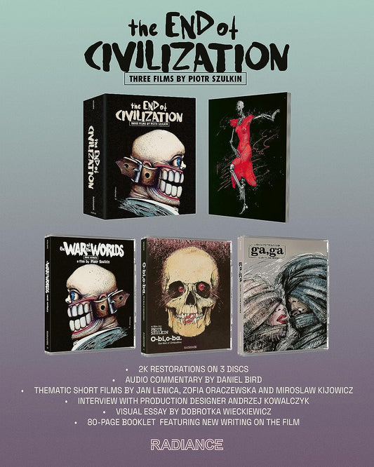 The End Of Civilization: Three Films By Piotr Szulkin Limited Edition Radiance Films Blu-Ray Box Set [NEW]