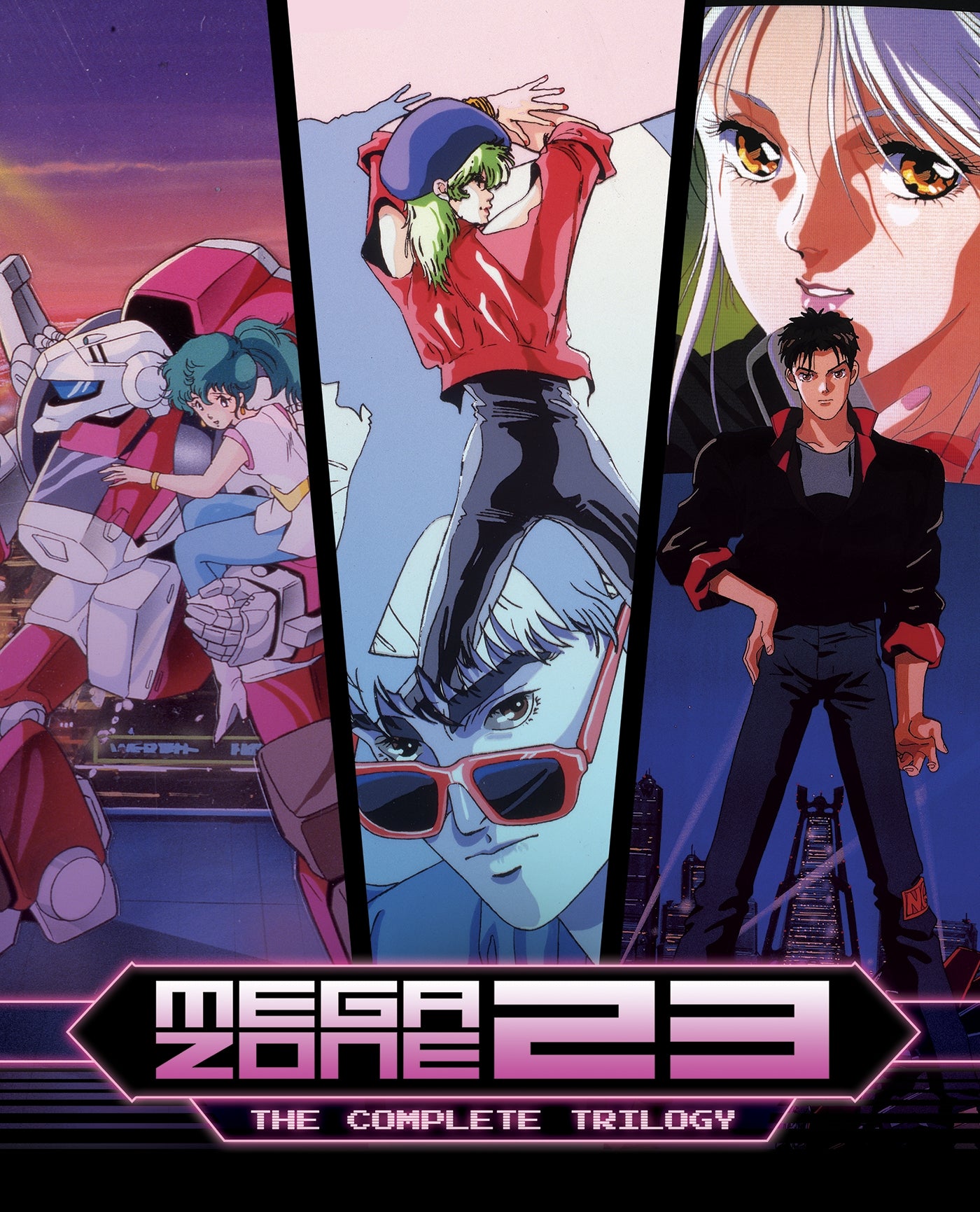 Megazone 23: The Complete Trilogy AnimEigo Blu-Ray [NEW]