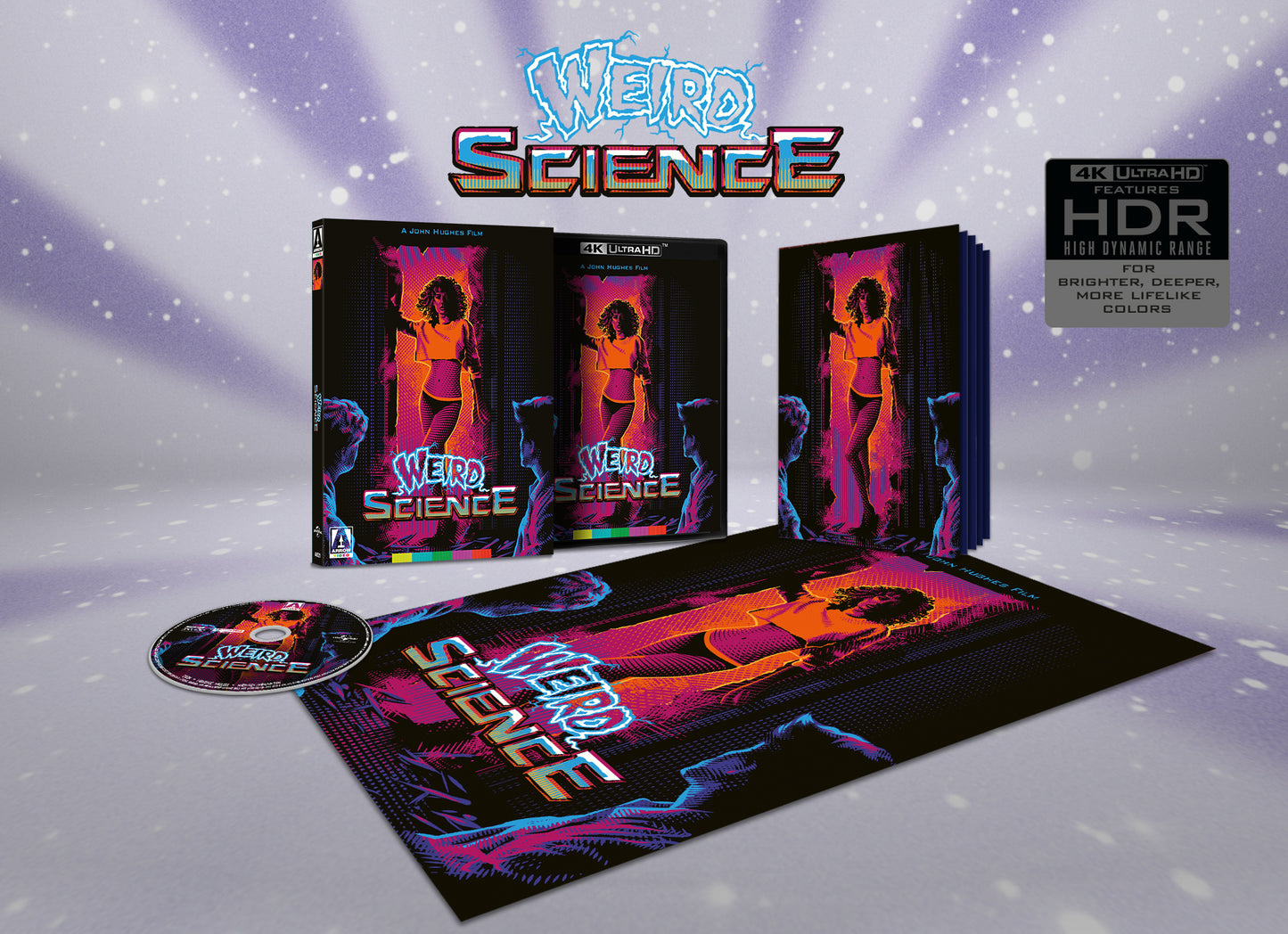 Weird Science Limited Edition Arrow Video 4K UHD [NEW] [SLIPCOVER]