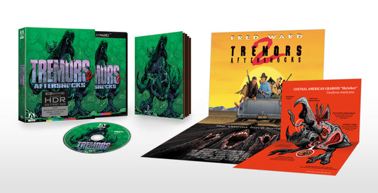 Tremors 2: Aftershocks Limited Edition Arrow Video 4K UHD [NEW] [SLIPCOVER]