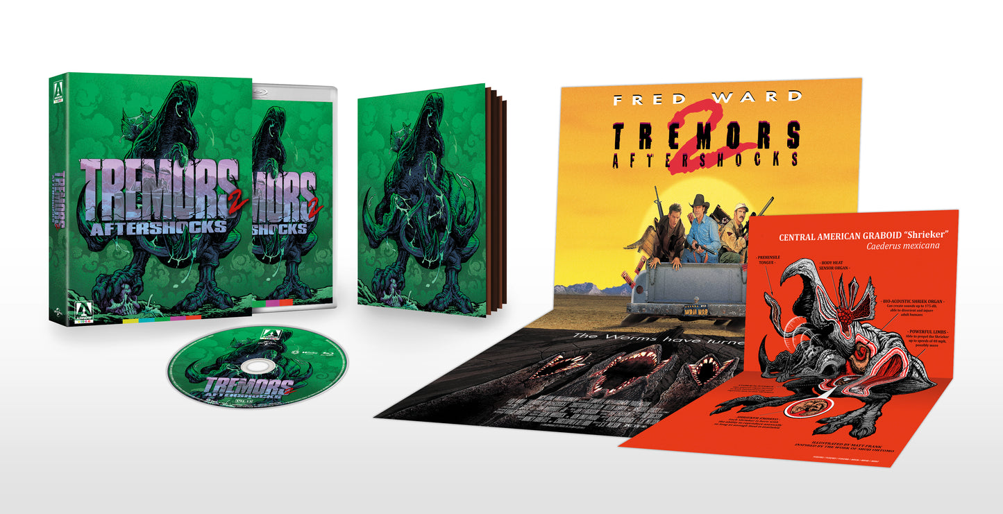 Tremors 2: Aftershocks Limited Edition Arrow Video Blu-Ray [PRE-ORDER] [SLIPCOVER]