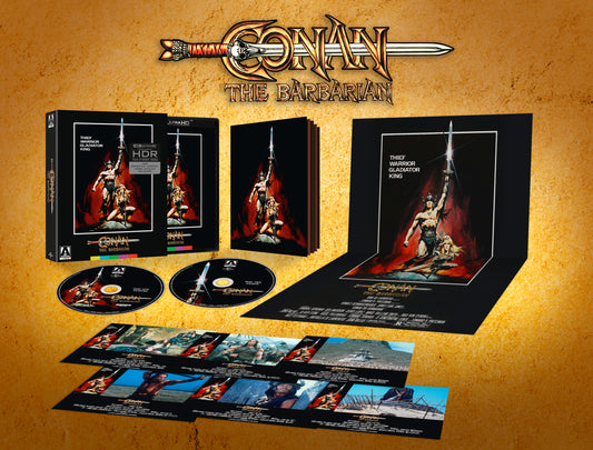 Conan The Barbarian Limited Edition Arrow Video 4K UHD [NEW] [SLIPCOVER]