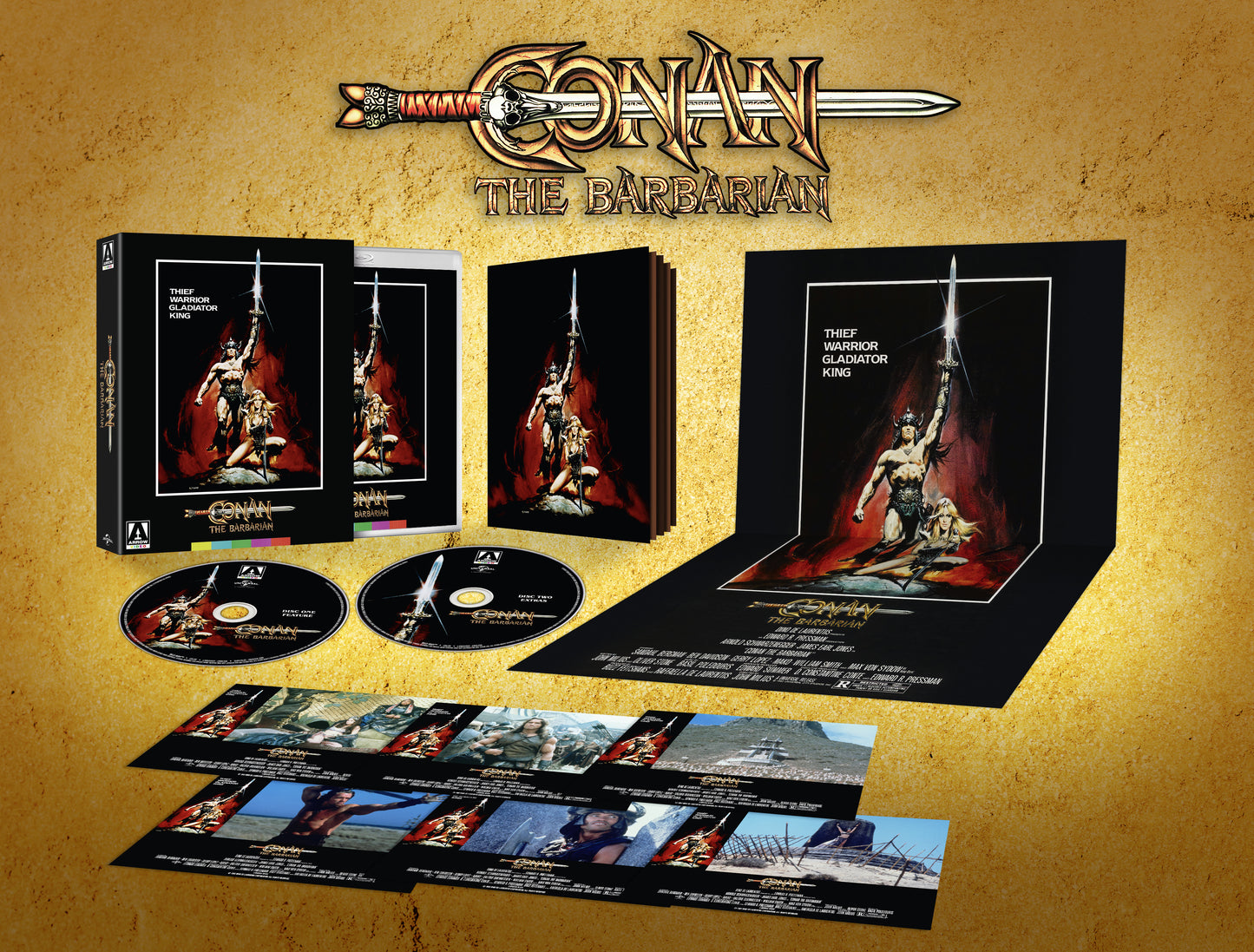 Conan The Barbarian Limited Edition Arrow Video Blu-Ray [PRE-ORDER] [SLIPCOVER]