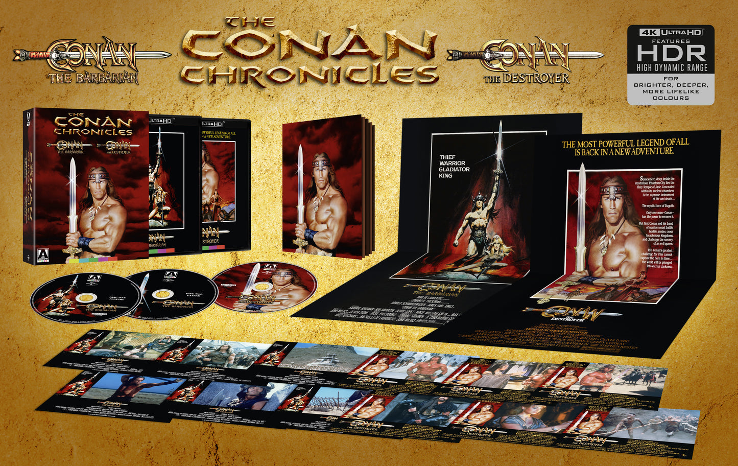 The Conan Chronicles Limited Edition Arrow Video 4K UHD Box Set [NEW]