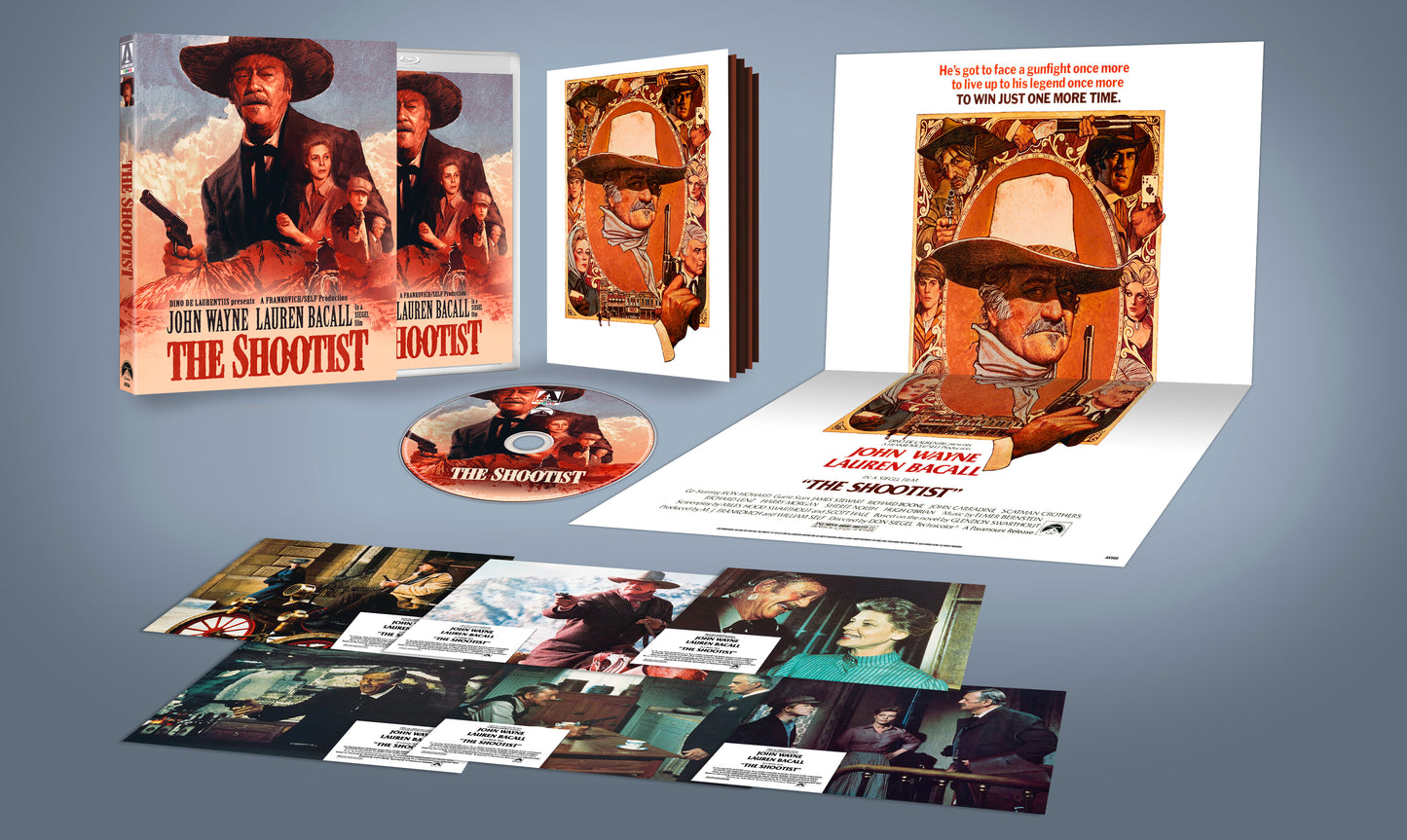 The Shootist Limited Edition Arrow Video Blu-Ray [NEW] [SLIPCOVER]