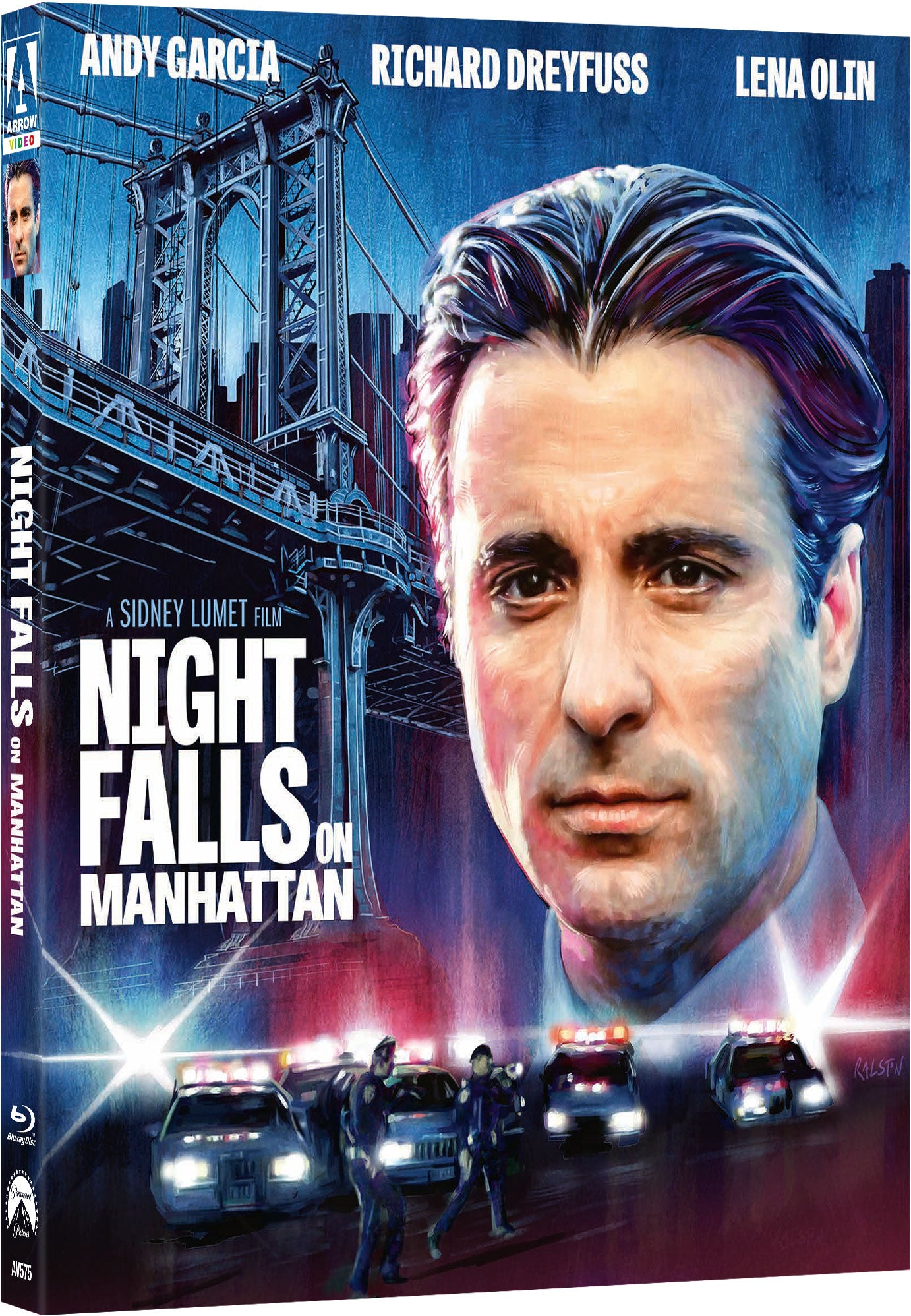 Night Falls on Manhattan Limited Edition Arrow Video Blu-Ray [NEW] [SLIPCOVER]