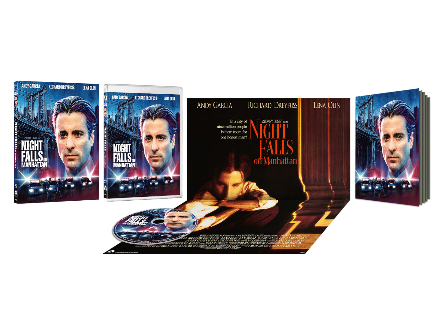 Night Falls on Manhattan Limited Edition Arrow Video Blu-Ray [NEW] [SLIPCOVER]