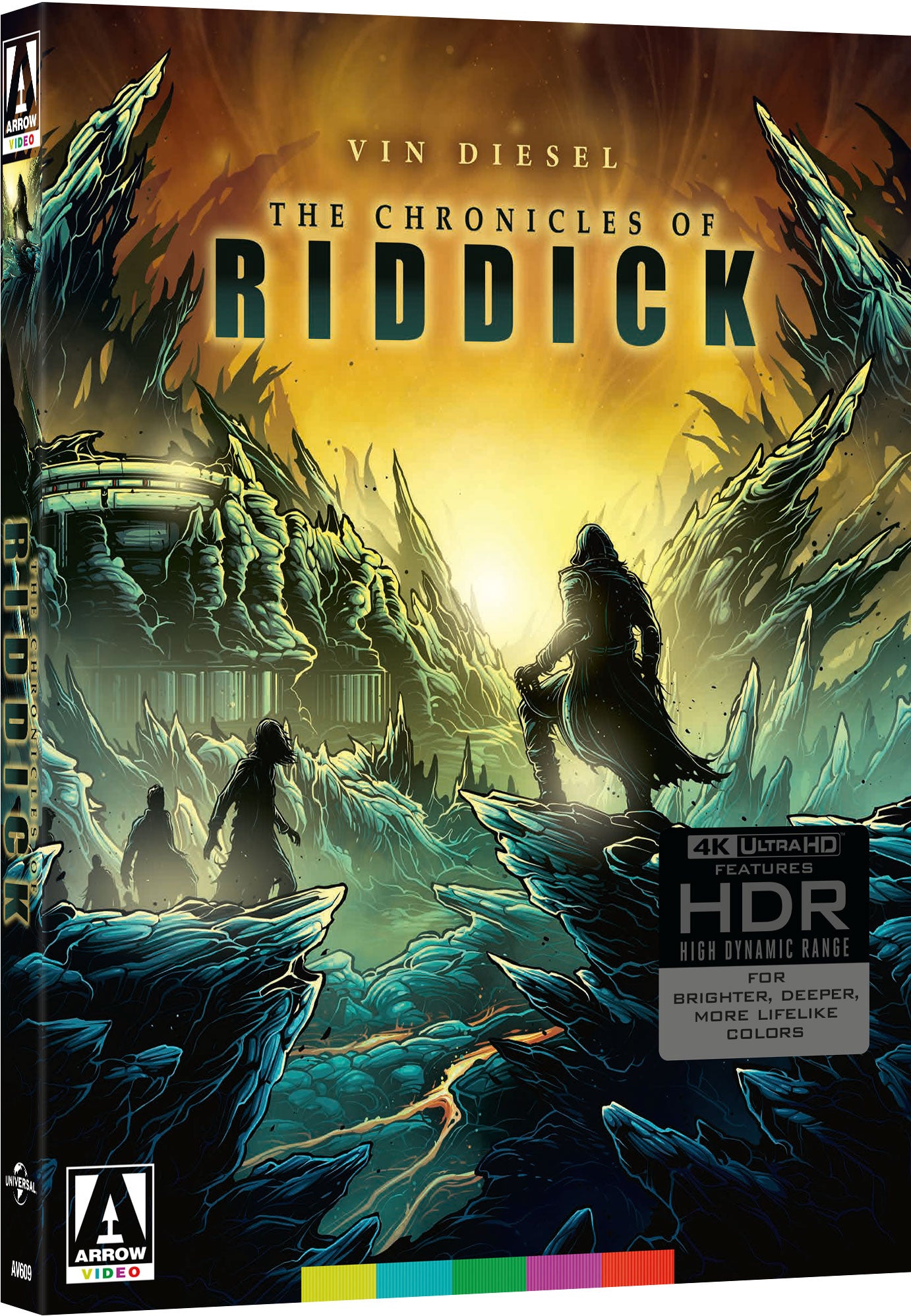 The Chronicles of Riddick Limited Edition Arrow Video 4K UHD [NEW] [SLIPCOVER]