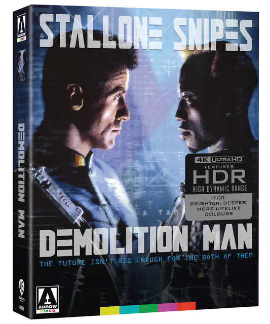 Demolition Man Limited Edition Arrow Video 4K UHD [NEW] [SLIPCOVER]