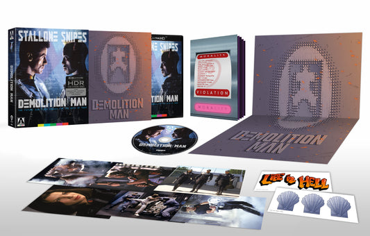 Demolition Man Limited Edition Arrow Video 4K UHD [NEW] [SLIPCOVER]