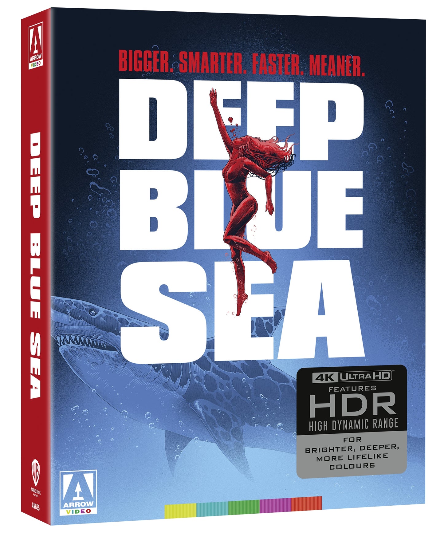 Deep Blue Sea Limited Edition Arrow Video 4K UHD [NEW] [SLIPCOVER]