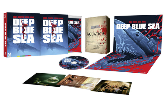 Deep Blue Sea Limited Edition Arrow Video Blu-Ray [NEW] [SLIPCOVER]