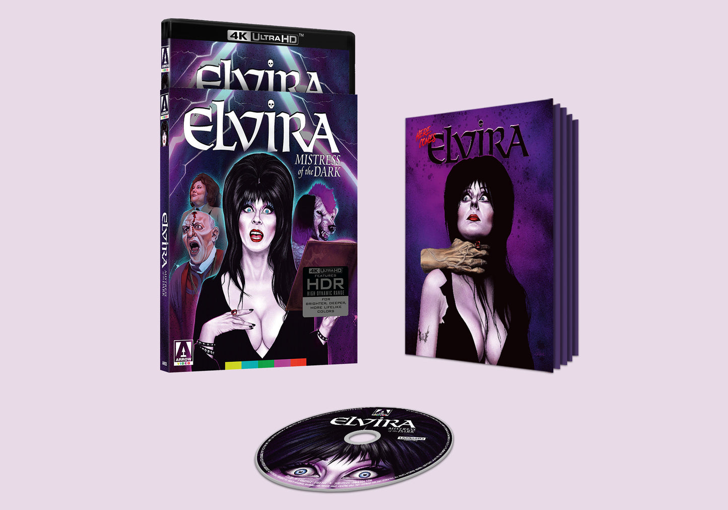 Elvira: Mistress Of The Dark Limited Edition Arrow Video 4K UHD [NEW] [SLIPCOVER]