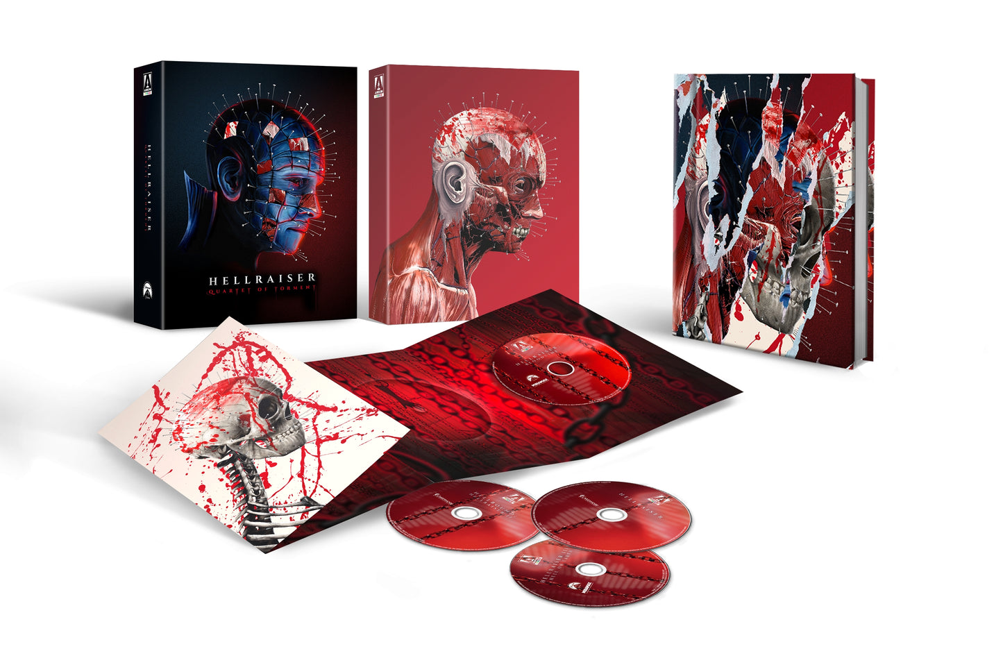 Hellraiser: Quartet Of Torment Limited Edition Arrow Video Blu-Ray Box Set [NEW]