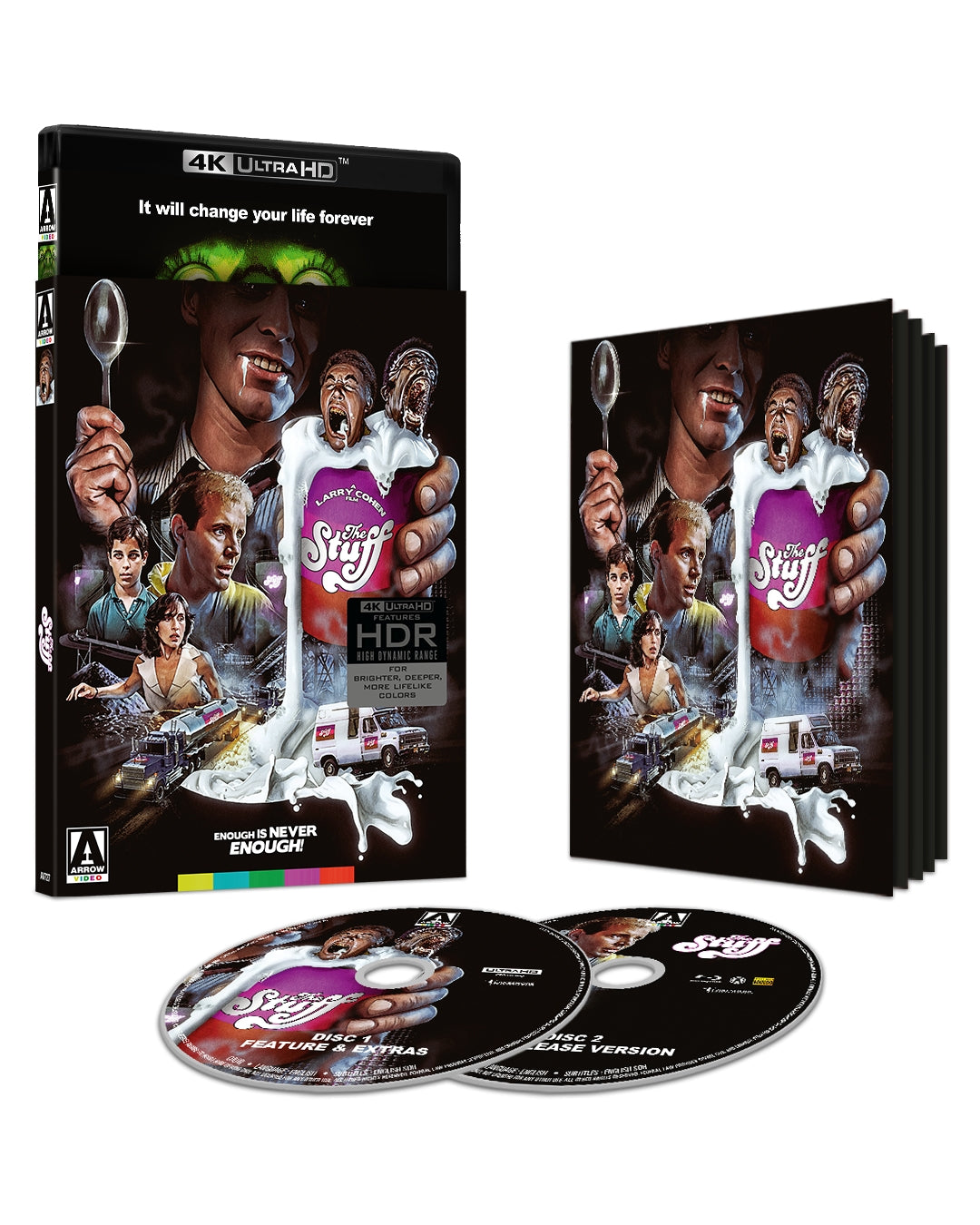 The Stuff Limited Edition Arrow Video 4K UHD/Blu-Ray [PRE-ORDER] [SLIPCOVER]