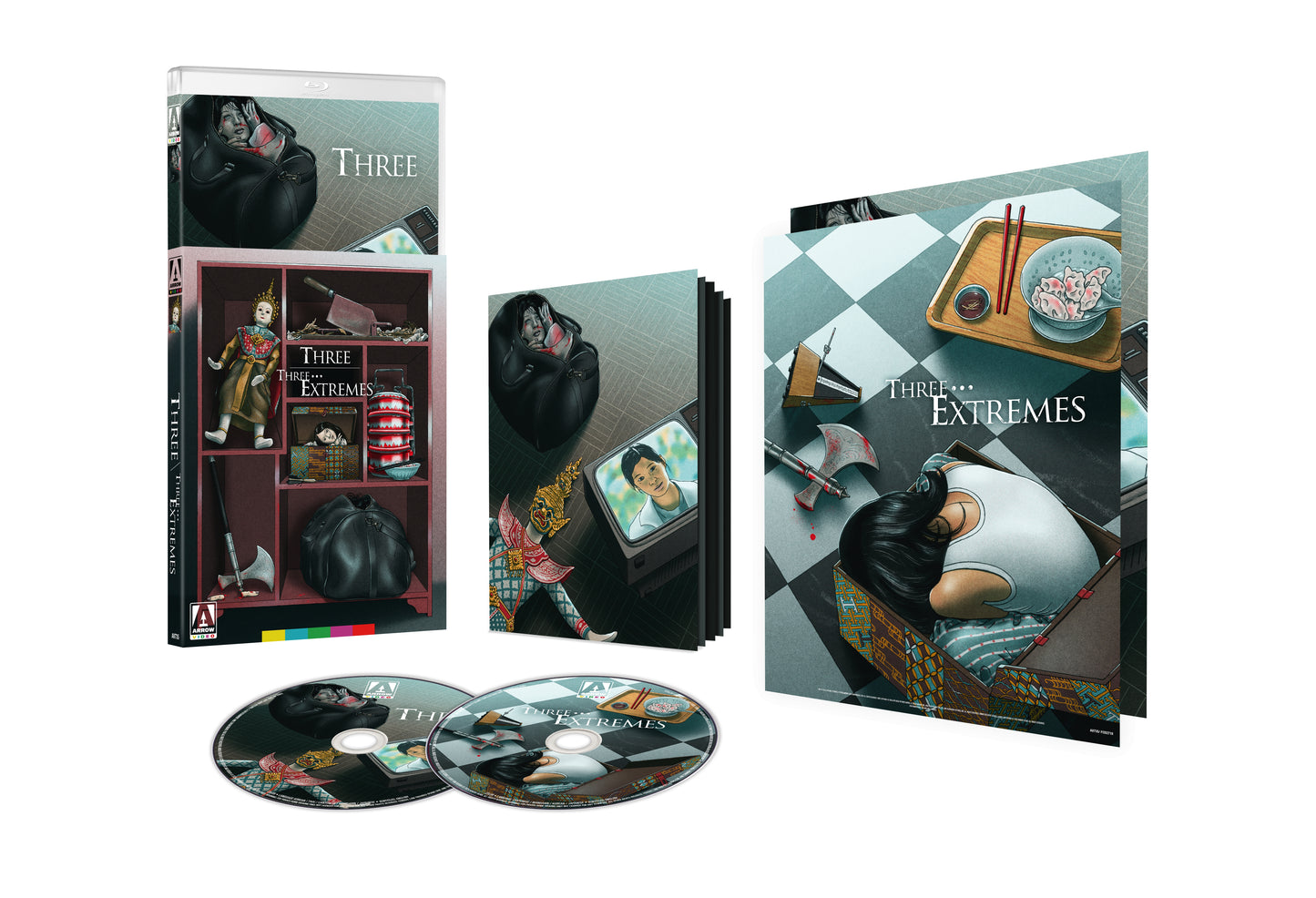 Three / Three... Extremes Limited Edition Arrow Video Blu-Ray [PRE-ORDER] [SLIPCOVER]