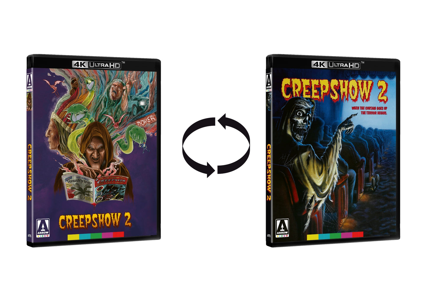 Creepshow 2 Limited Edition Arrow Video 4K UHD [PRE-ORDER] [SLIPCOVER]