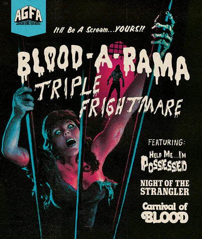 Blood-A-Rama Triple Frightmare Limited Edition AGFA Blu-Ray [NEW] [SLIPCOVER]