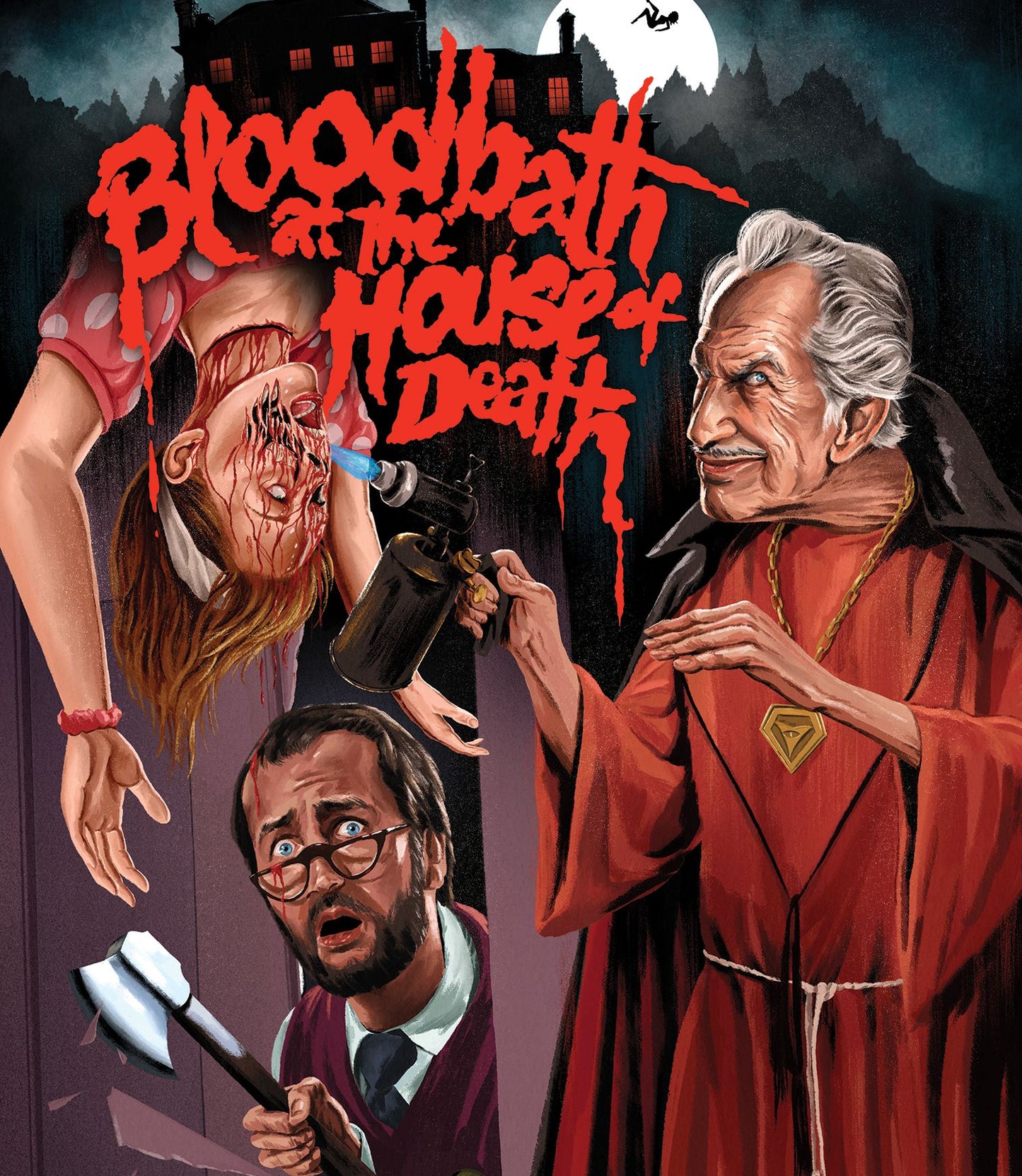 Bloodbath at the House of Death Limited Edition Vinegar Syndrome Blu-Ray [NEW] [SLIPCOVER]