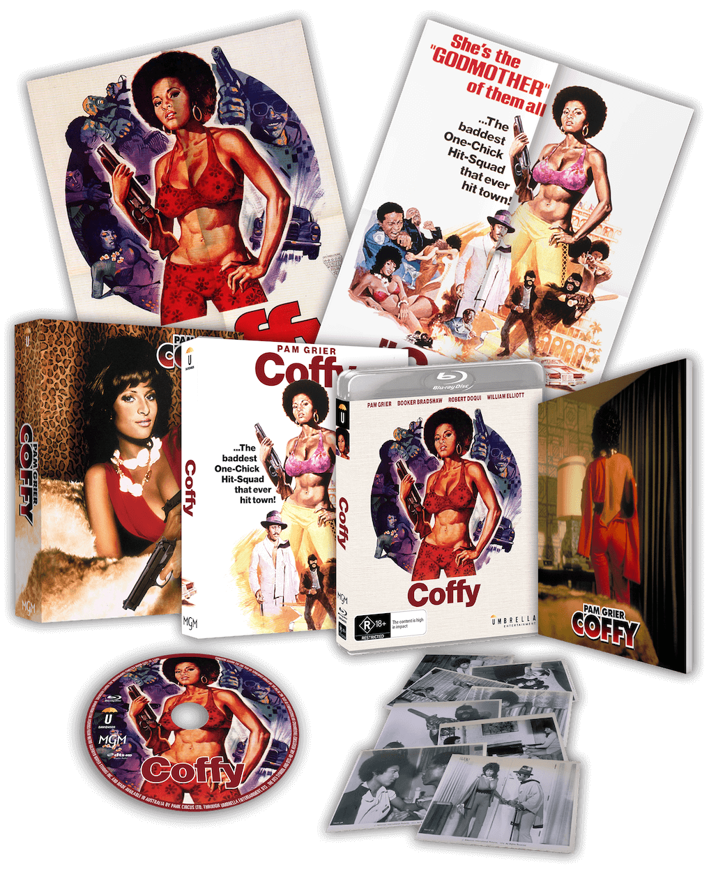 Coffy (1973) Collector's Edition (Blu-Ray +Book +Rigid case +Slipcase +Poster +Artcards)