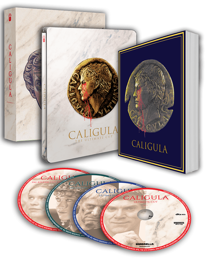 Caligula: The Ultimate Cut (1980) 4K & Blu-ray Collector's Edition Steelbook