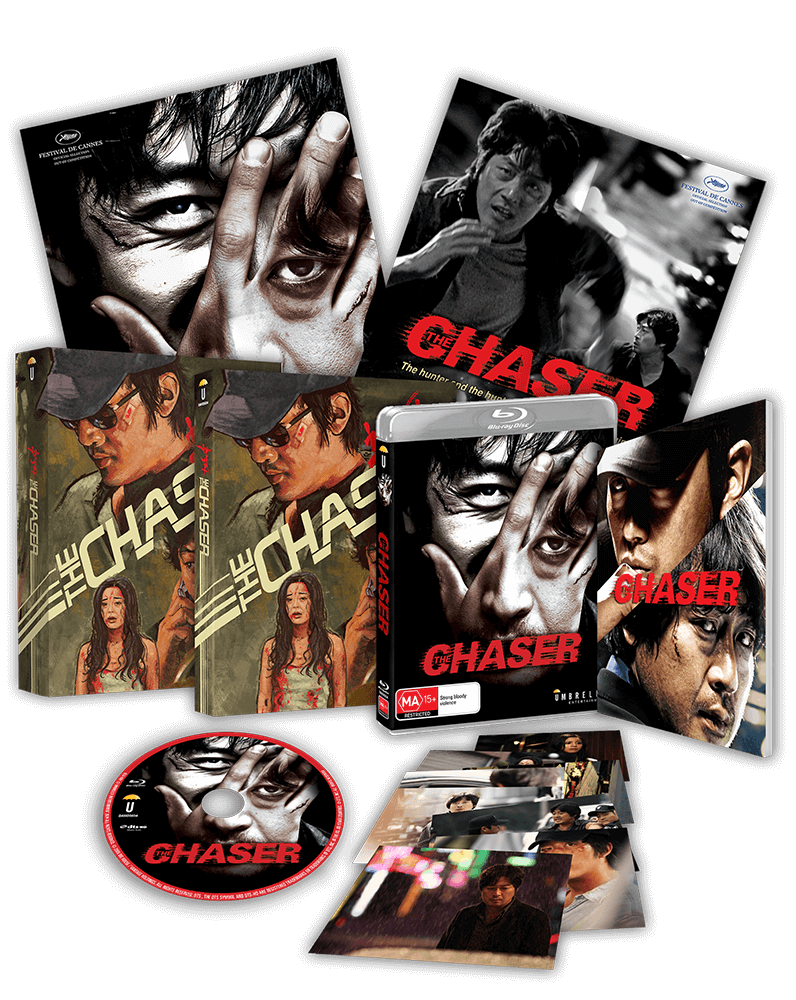 The Chaser (2008) Collector's Edition (Blu-Ray +Book +Rigid case +Slipcase +Poster +Artcards)