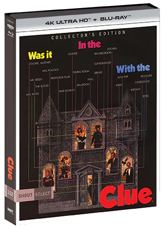 Clue Shout Factory 4K UHD/Blu-Ray [NEW] [SLIPCOVER]