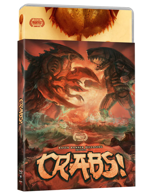 Crabs! Limited Edition Raven Banner Blu-Ray/CD [NEW] [SLIPCOVER]