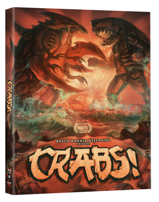 Crabs! Limited Edition Raven Banner Blu-Ray/CD [NEW] [SLIPCOVER]