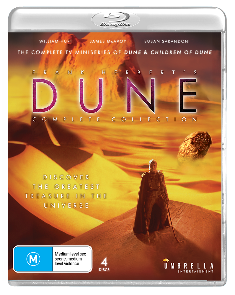 Frank Herberts Dune & Children of Dune Collector's Edition (2000, 2003)  (Blu-Ray +Brick Set +Rigid Case +Book +Artcards +Poster)