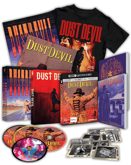 Dust Devil (1992) 4K & Blu-ray T-Shirt Collector's Edition (+ Color Out Of Space)