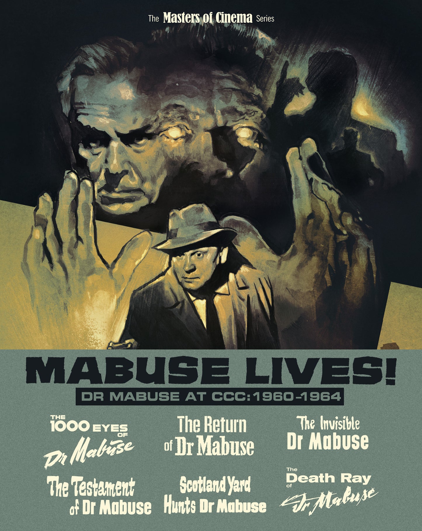 Mabuse Lives! Dr Mabuse At CCC: 1960-1964 Limited Edition Eureka Video Blu-Ray Box Set [PRE-ORDER]