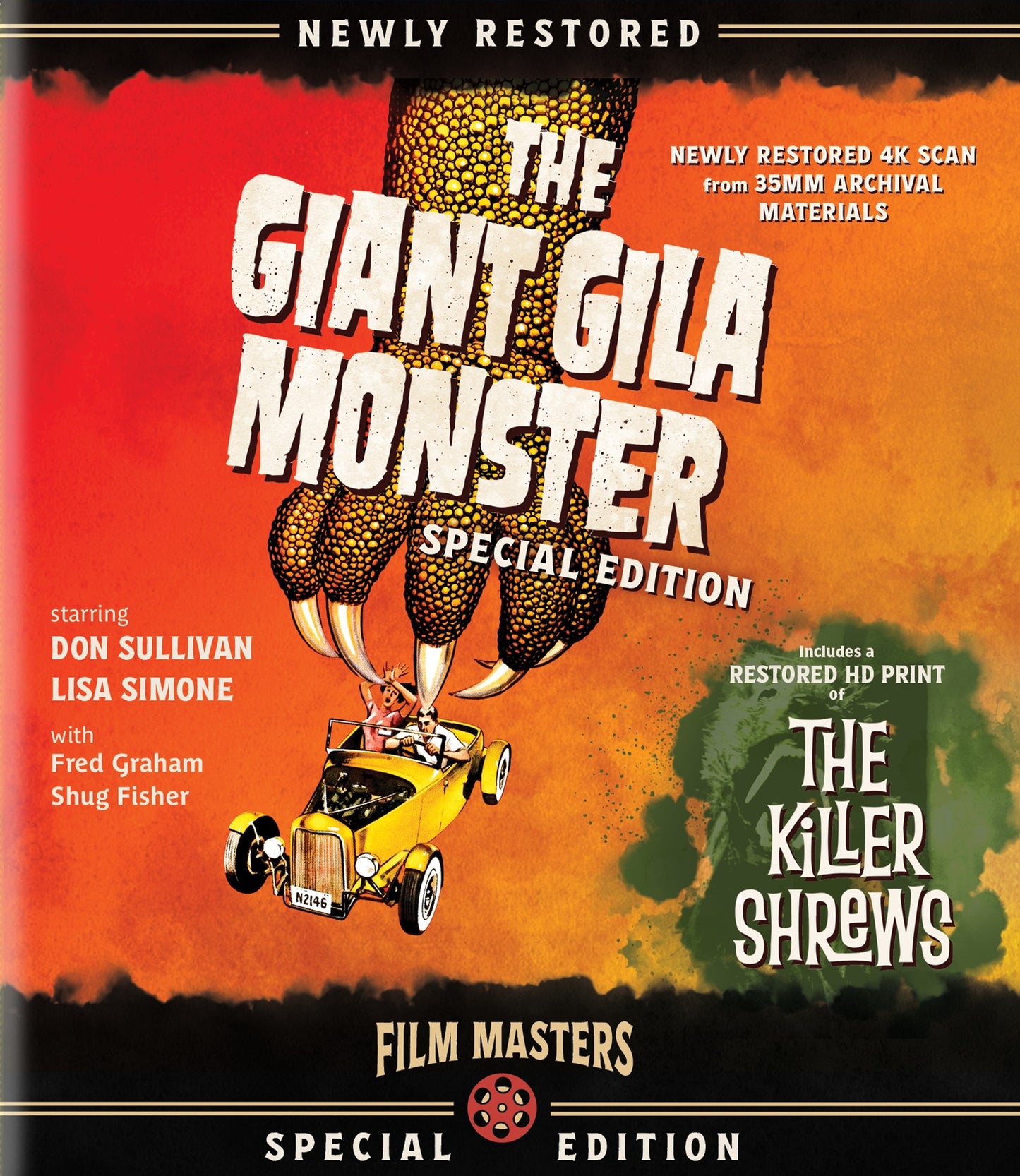 The Giant Gila Monster / The Killer Shrews The Film Detective Blu-Ray [NEW]