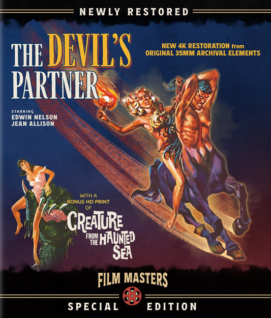 The Devil's Partner + Creature From The Haunted Sea The Film Detective Blu-Ray [PRE-ORDER]