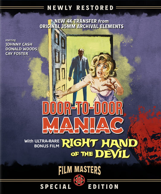 Door To Door Maniac + Right Hand Of The Devil Film Masters Blu-Ray [NEW]