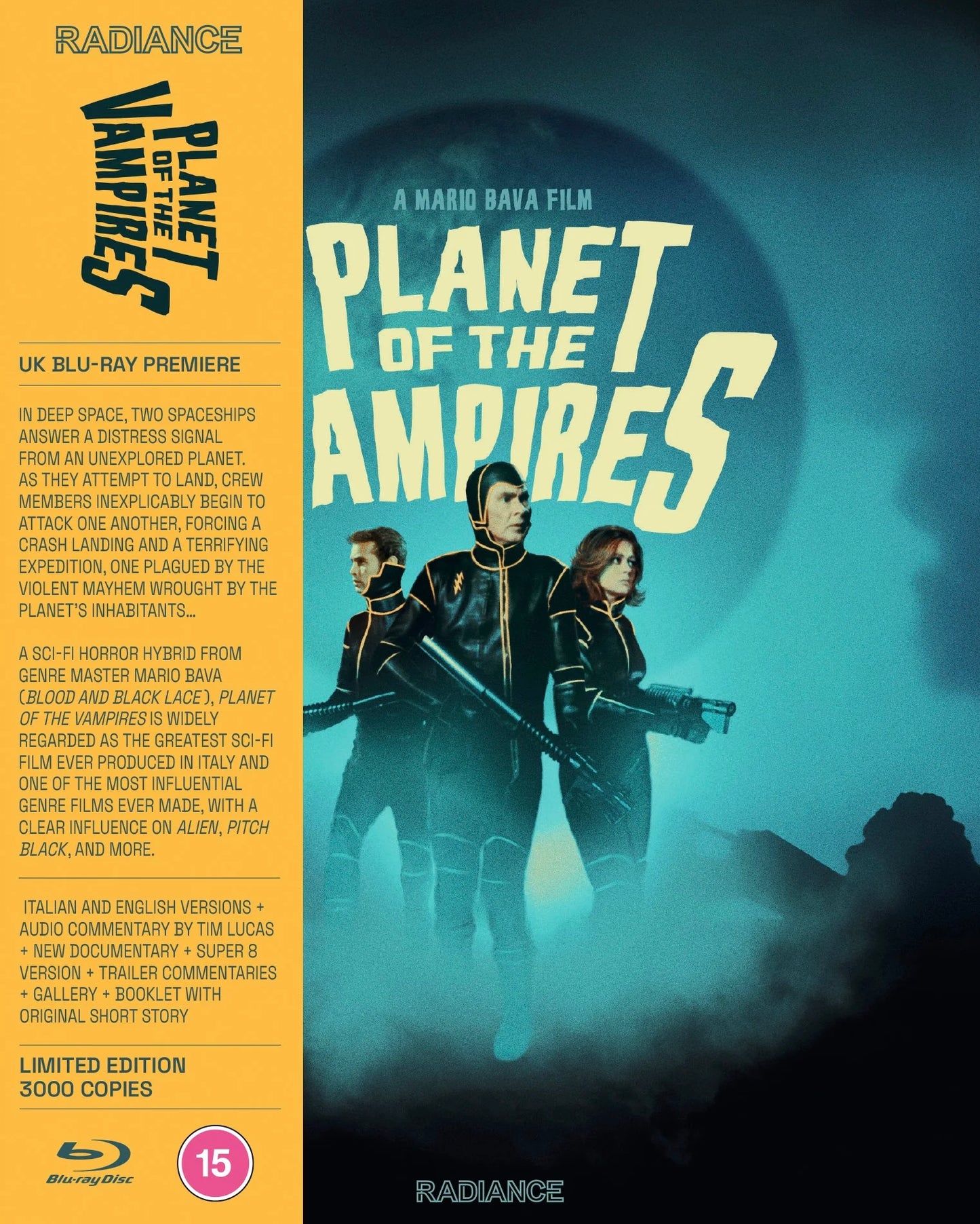 Planet of the Vampires Limited Edition Radiance Films Blu-Ray [NEW]