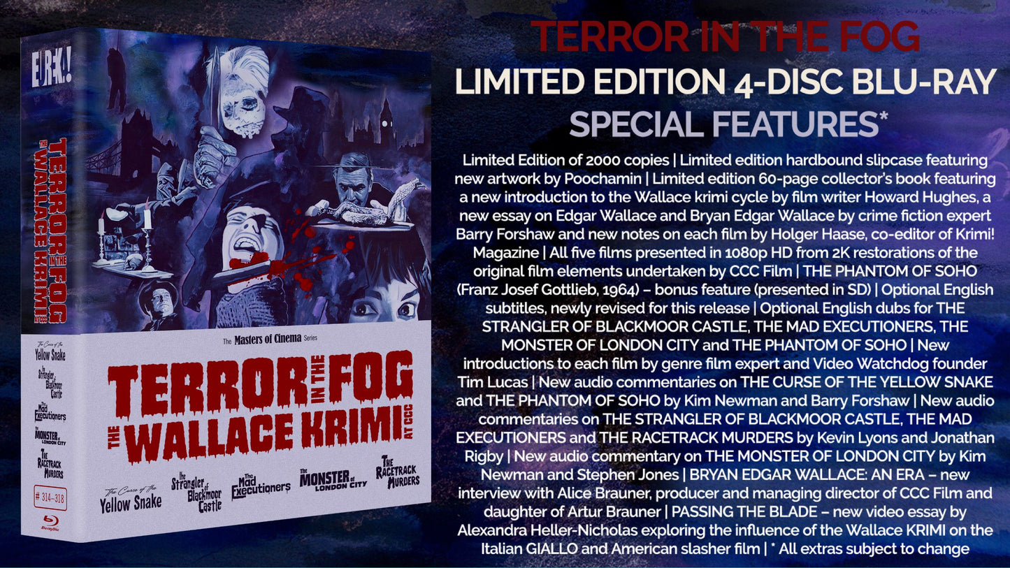 Terror in the Fog: The Wallace Krimi at CCC Limited Edition Eureka Video Blu-Ray Box Set [PRE-ORDER]