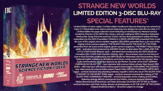 Strange New Worlds : Science Fiction at DEFA Limited Edition Eureka Video Blu-Ray Box Set [PRE-ORDER]