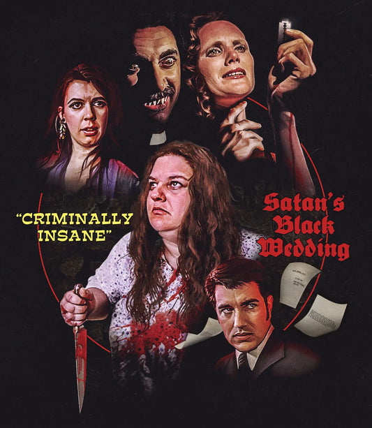 Criminally Insane + Satan's Black Wedding Limited Edition Vinegar Syndrome Blu-Ray [NEW] [SLIPCOVER]