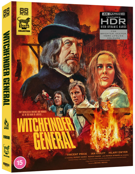 Witchfinder General Limited Edition 88 Films 4K UHD/Blu-Ray [NEW] [SLIPCOVER]