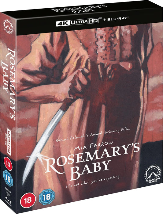 Rosemary’s Baby Limited Edition Paramount 4K UHD/Blu-Ray [NEW] [SLIPCOVER]